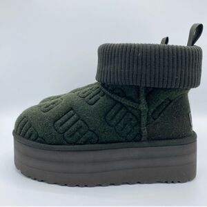UGG classic mini platform felted women's boot new